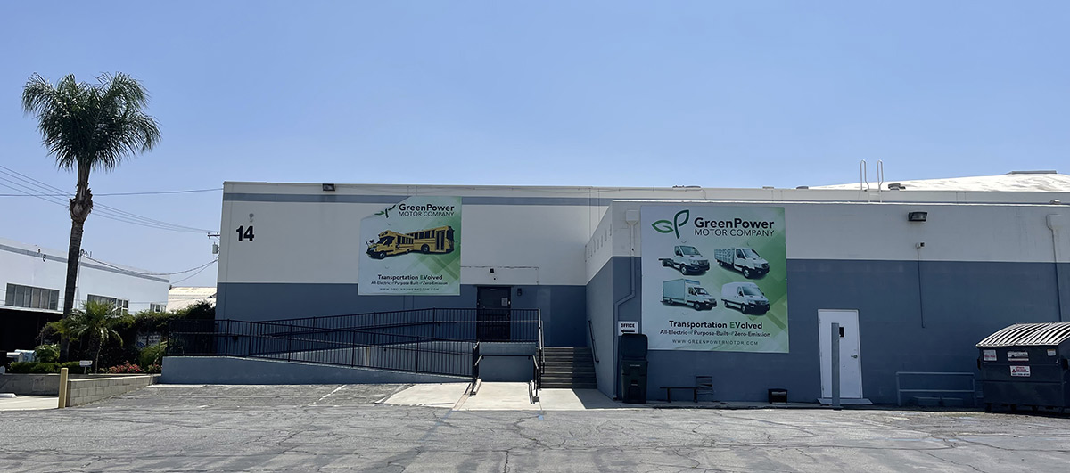 GreenPower Motor Company Headquarters Riverside California