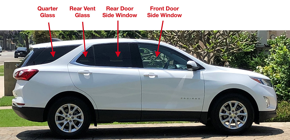 chevy equinox side window locations identification