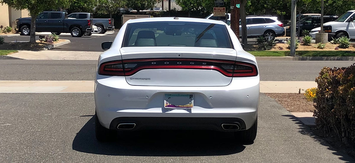 dodge charger rear window