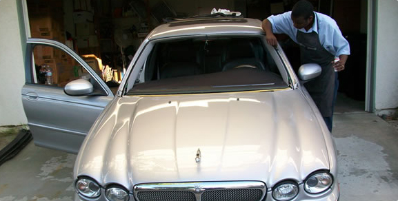 jaguar windshield repair