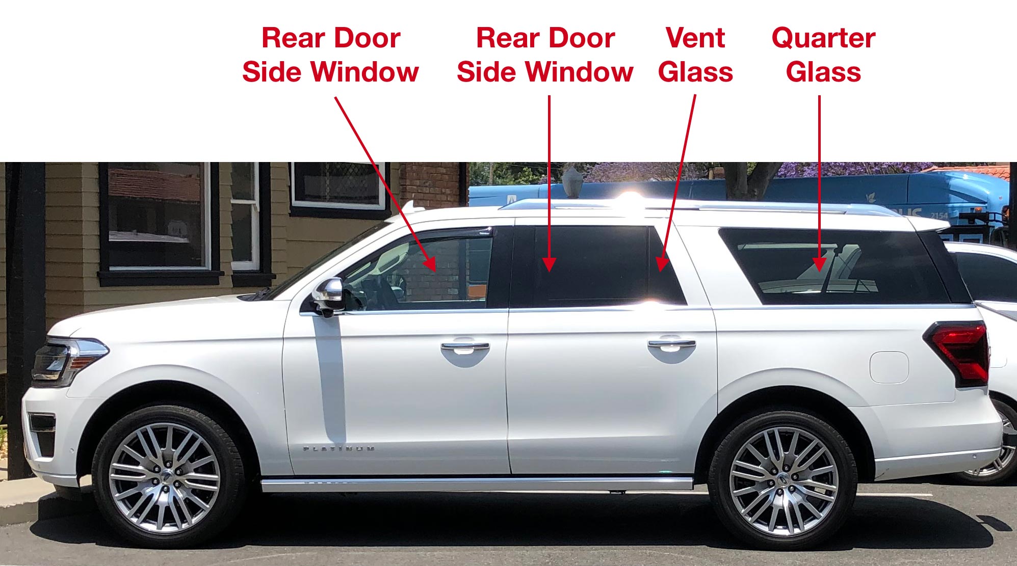 ford expedition side window locations