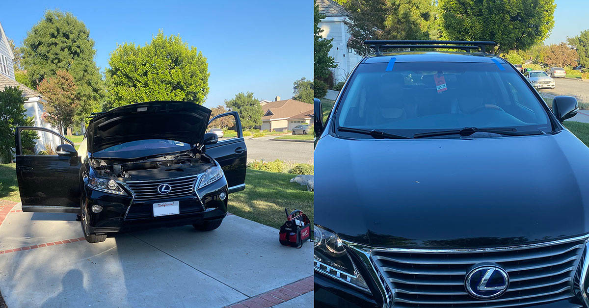 lexus rx 450h windshield replacement service